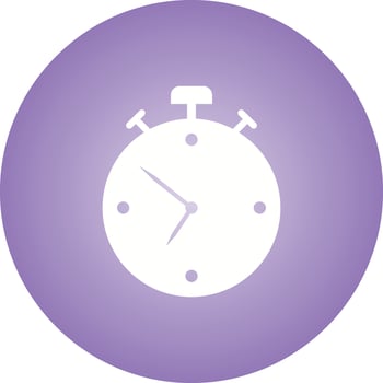 Beautiful Timer Glyph Vector Icon
