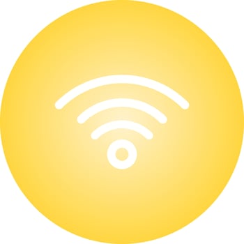 Beautiful Wifi Signal Glyph Vector Icon