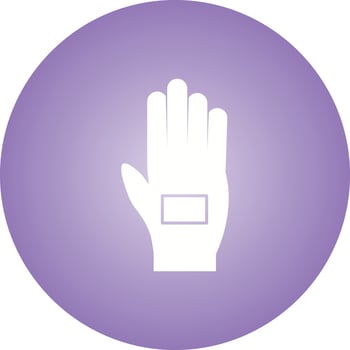 Beautiful Glove Glyph Vector Icon