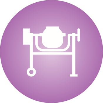 Beautiful Mixer Glyph Vector Icon