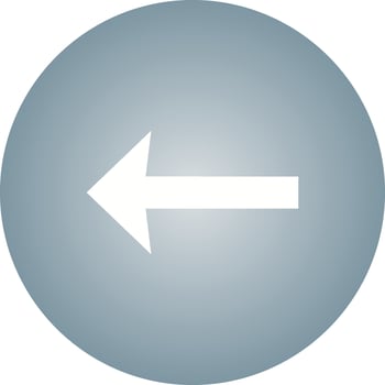 Beautiful Left Arrow Glyph Vector Icon