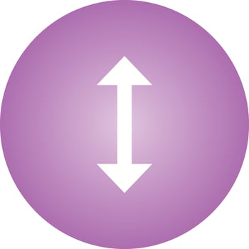 Beautiful Up Down Glyph Vector Icon