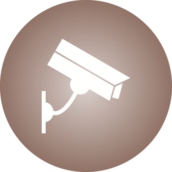 Beautiful Cctv Camera Glyph Vector Icon