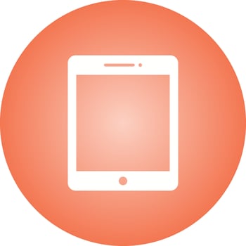 Beautiful Tablet Glyph Vector Icon
