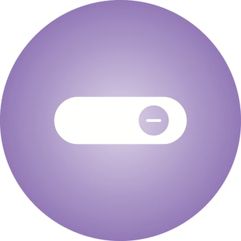 Beautiful Slide button Glyph Vector Icon