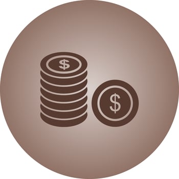 Beautiful Investment Vector Glyph icon