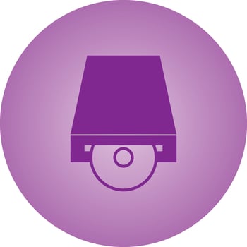 Beautiful Cd Rom Vector Glyph icon