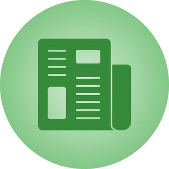 Beautiful Report Vector Glyph icon
