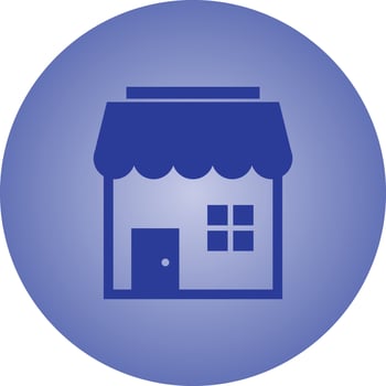 Beautiful Shop Vector Glyph icon