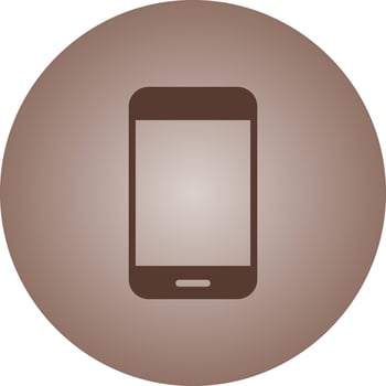 Beautiful Smartphone Vector Glyph icon