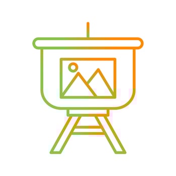 Gallery Presentation Vector Icon