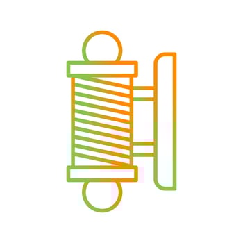 Barber Shop Pole Vector Icon