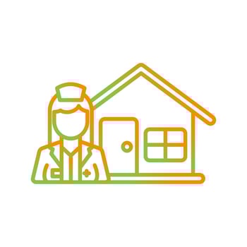 Nursing Home Vector Icon