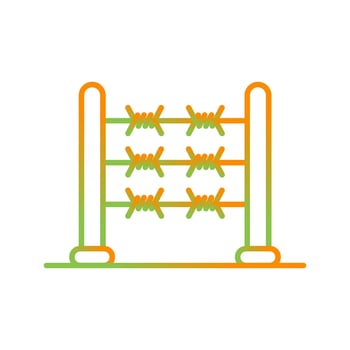 Barbed Wire Vector Icon