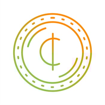 Cedis Currency Vector Icon