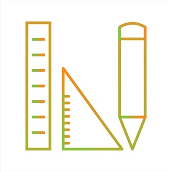 Beautiful Geometry tools Line Vector Icon