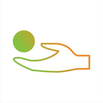 Beautiful Charity Line Vector Icon