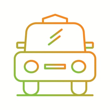 Beautiful Cab Vector line icon