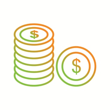 Beautiful investment vector line icon