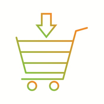 Beautiful Cart vector line icon