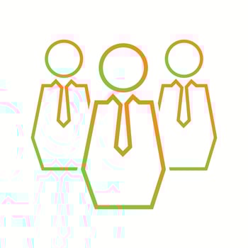 Beautiful Meeting vector line icon