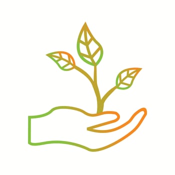 Beautiful Hope vector line icon