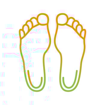 Feet Vector Icon