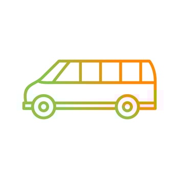 Delivery Bus Vector Icon