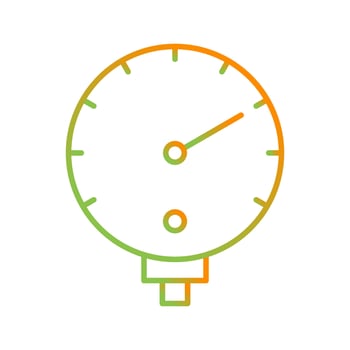 Pressure Gauge Vector Icon