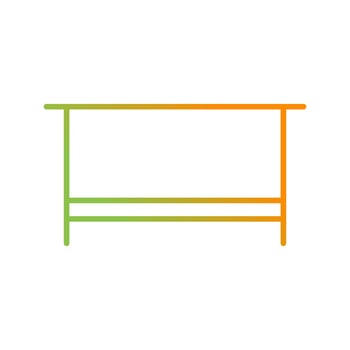 Simple Desk Vector Icon