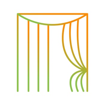 Curtains Vector Icon