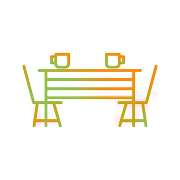 Dining Table Vector Icon