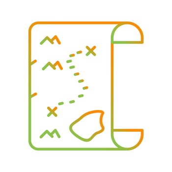 Pirate Map Vector Icon