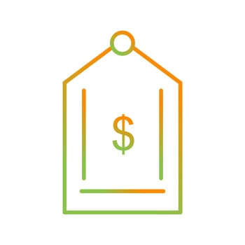 Dollar Tag Vector Icon