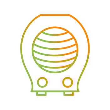 Fan Heater Vector Icon