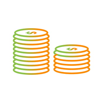 Stack of Coins Vector Icon