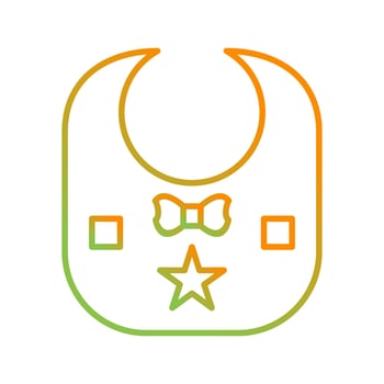 Baby Bib Vector Icon