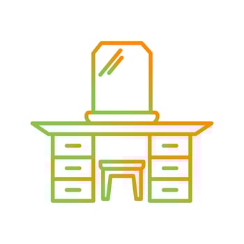 Dressing Table Vector Icon