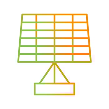 Solar Panel Vector Icon
