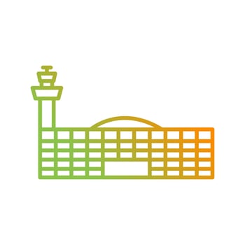 Airport Building Vector Icon