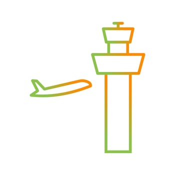 Air Control Tower Vector Icon