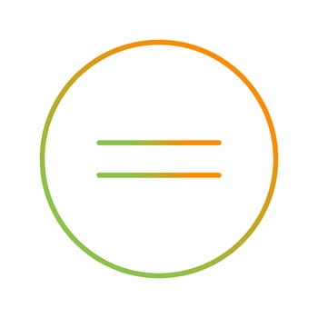 Equal To Vector Icon