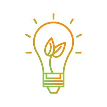 Eco friendly Bulb Vector Icon
