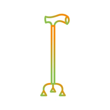 Walking Stick Vector Icon