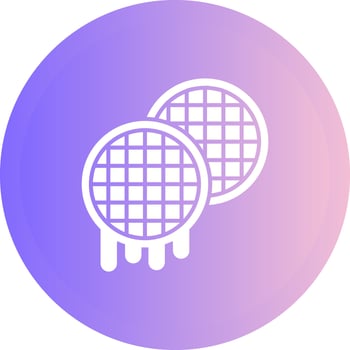Waffle Vector Icon