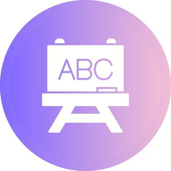 Chalk Board Vector Icon
