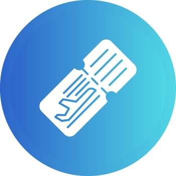 Plane Ticket Vector Icon