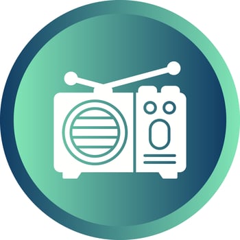Radio Vector Icon