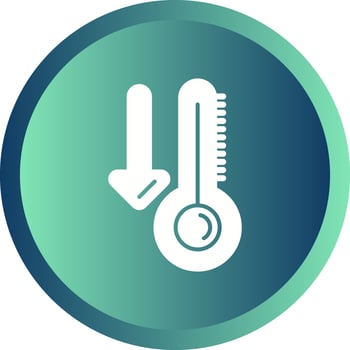 Low Temperature Vector Icon