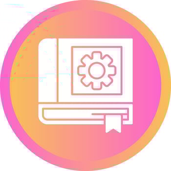 Setting Book Vector Icon